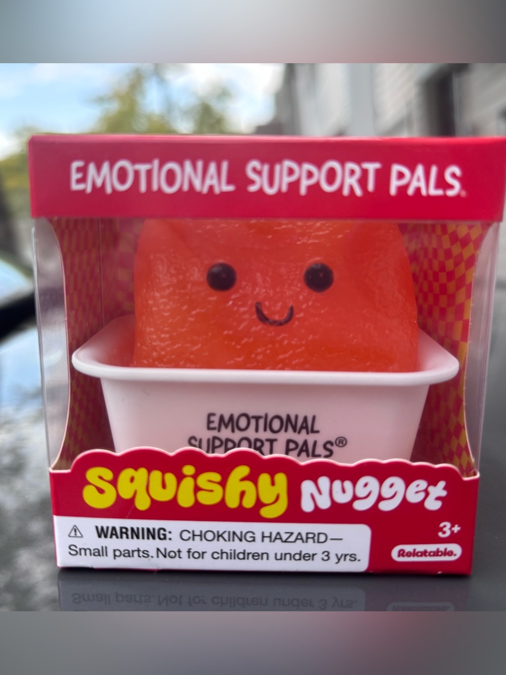 Emotional Support Pals Squishy Nugget Fidget Toy- Orange